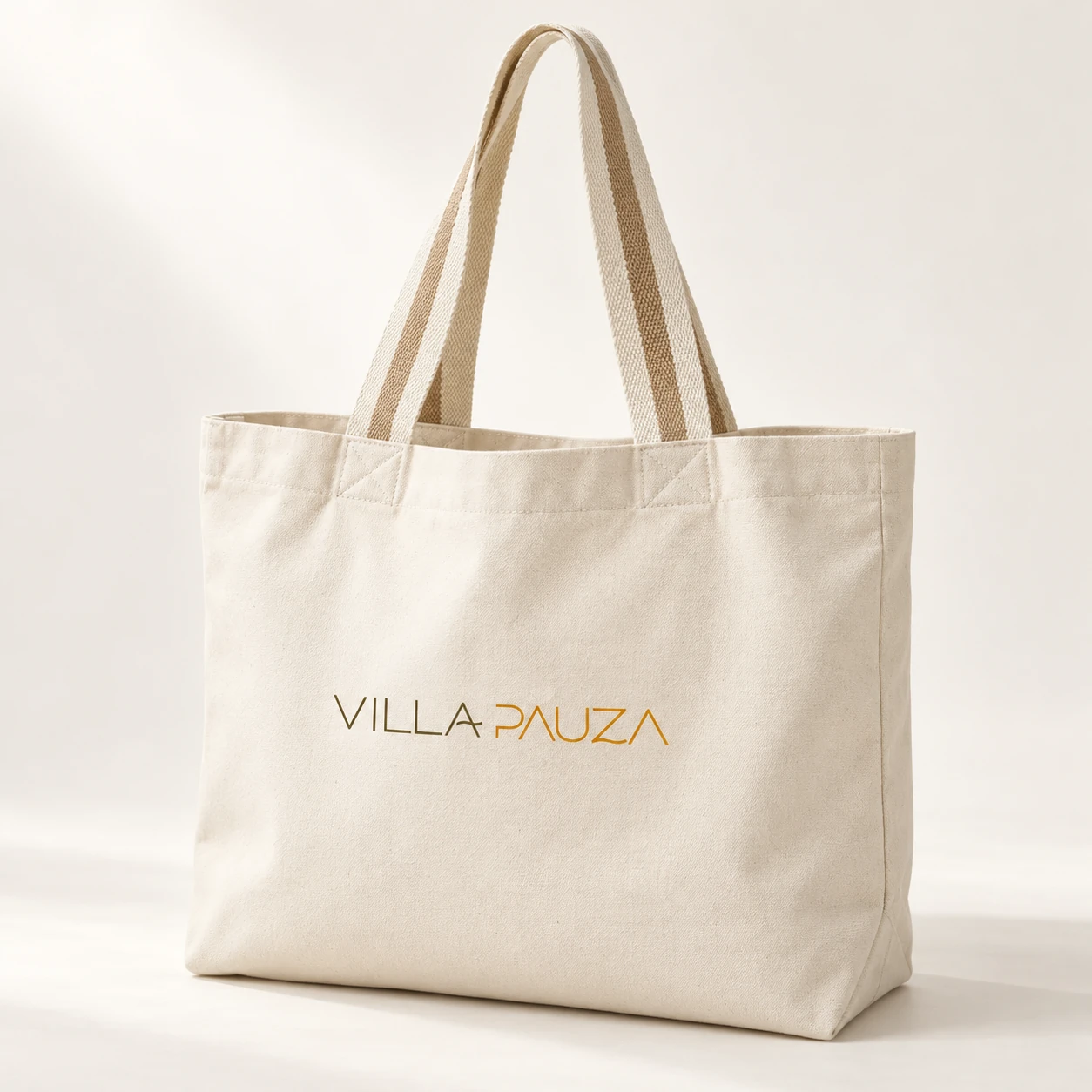 Villa Pauza canvas tote