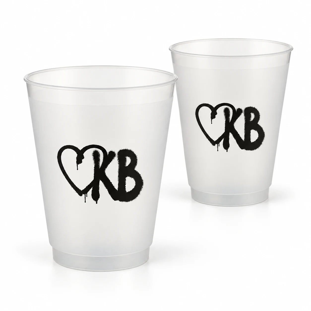 Kane custom clear cups
