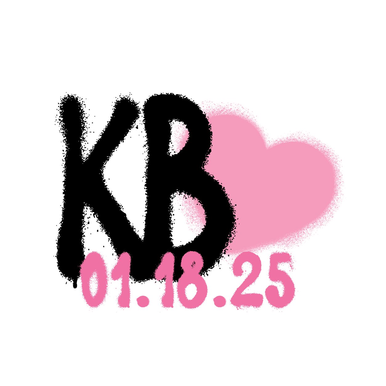 Kane KB heart monogram