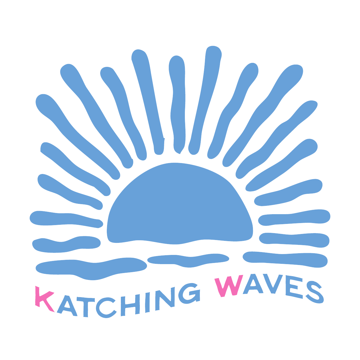 Kira Logo 10 in coastal blue and pink