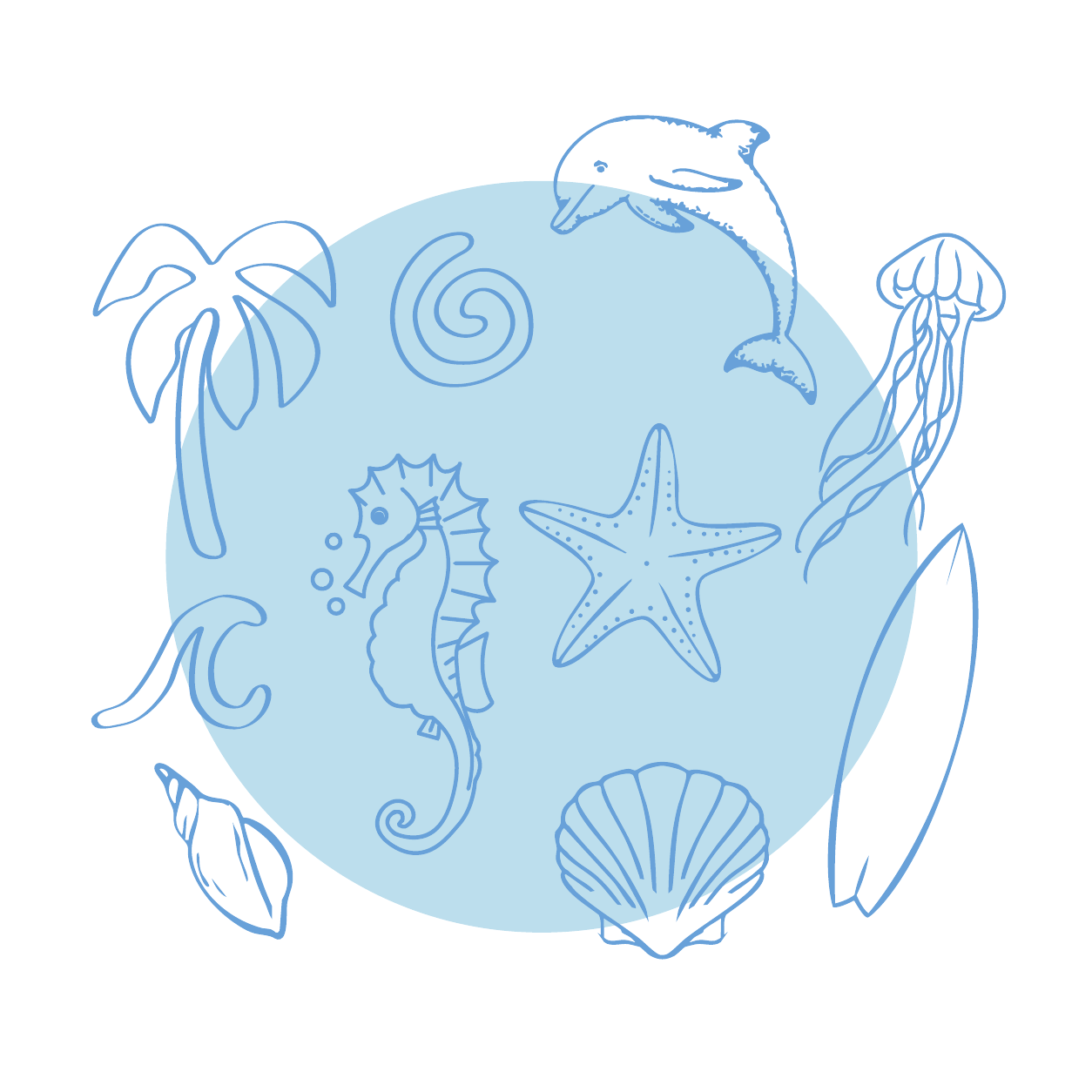 Kira Logo 16 in coastal blue and pink
