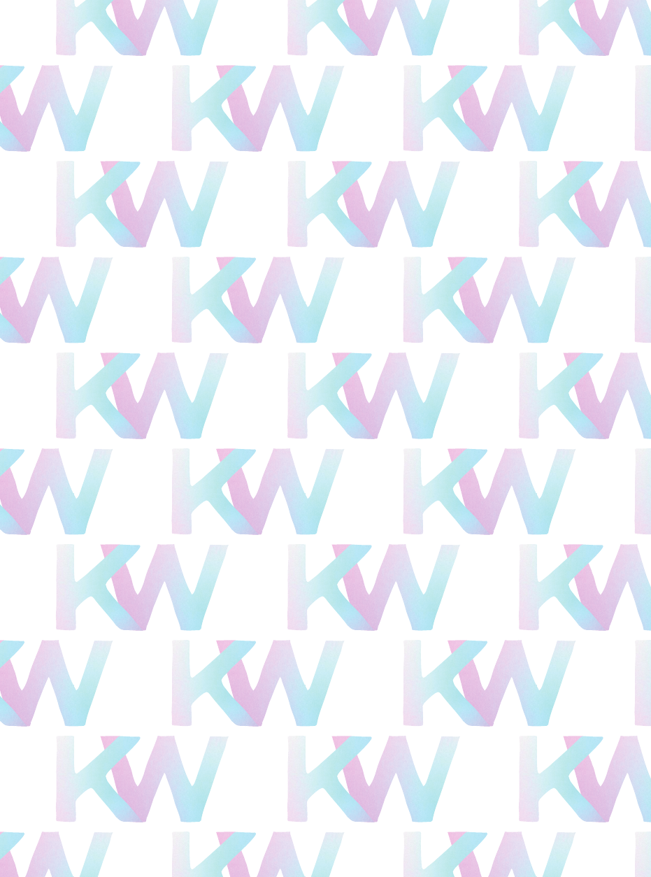 Kira Pattern 04 in coastal blue and pink