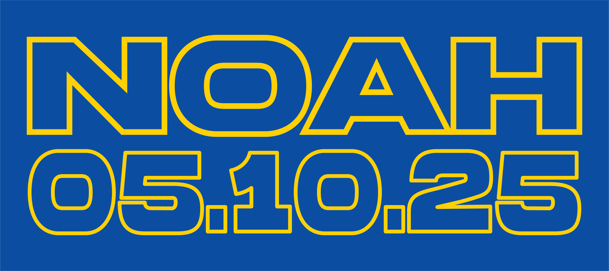 Noah Logo 04 in blue and yellow