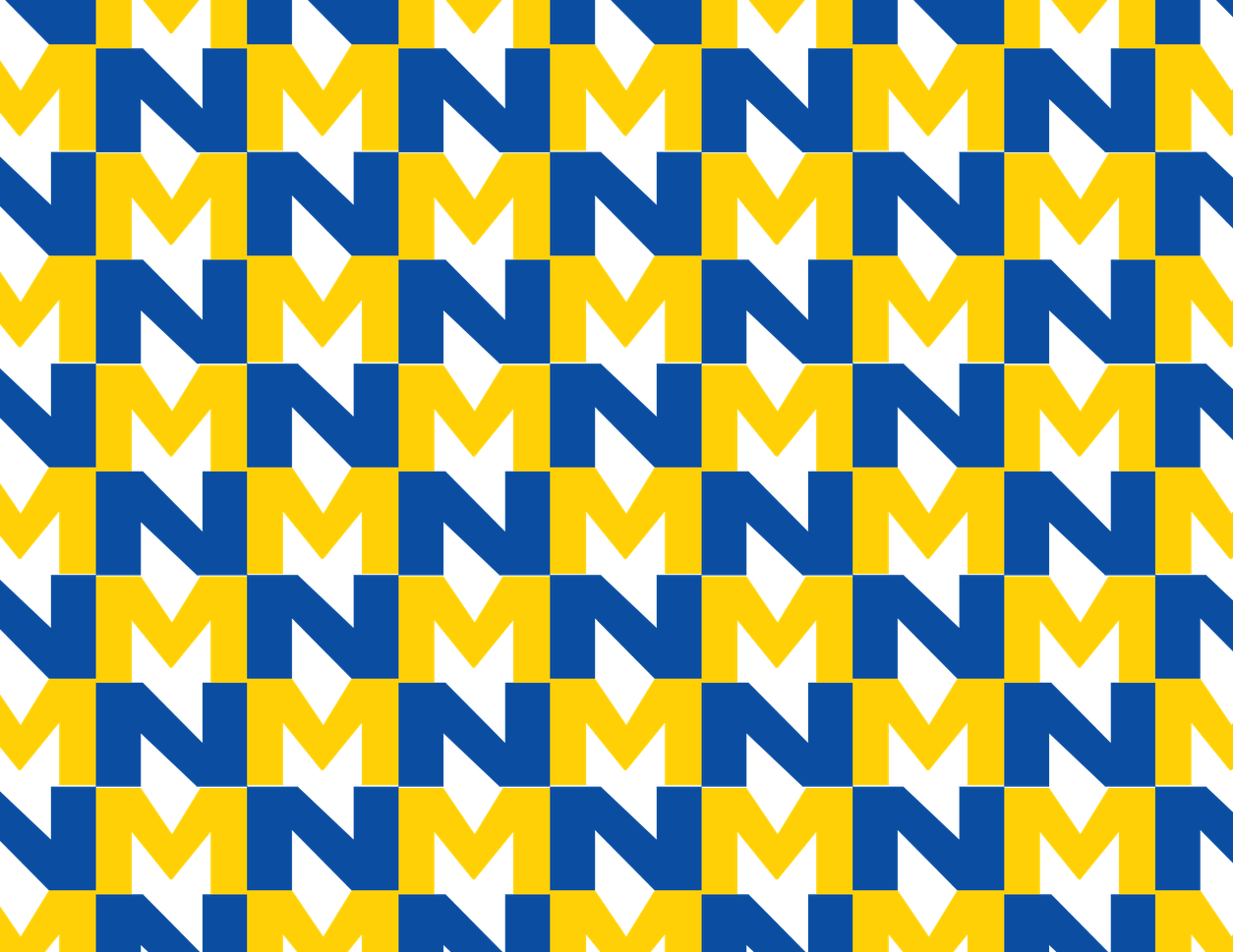 Noah Pattern 01 in blue and yellow