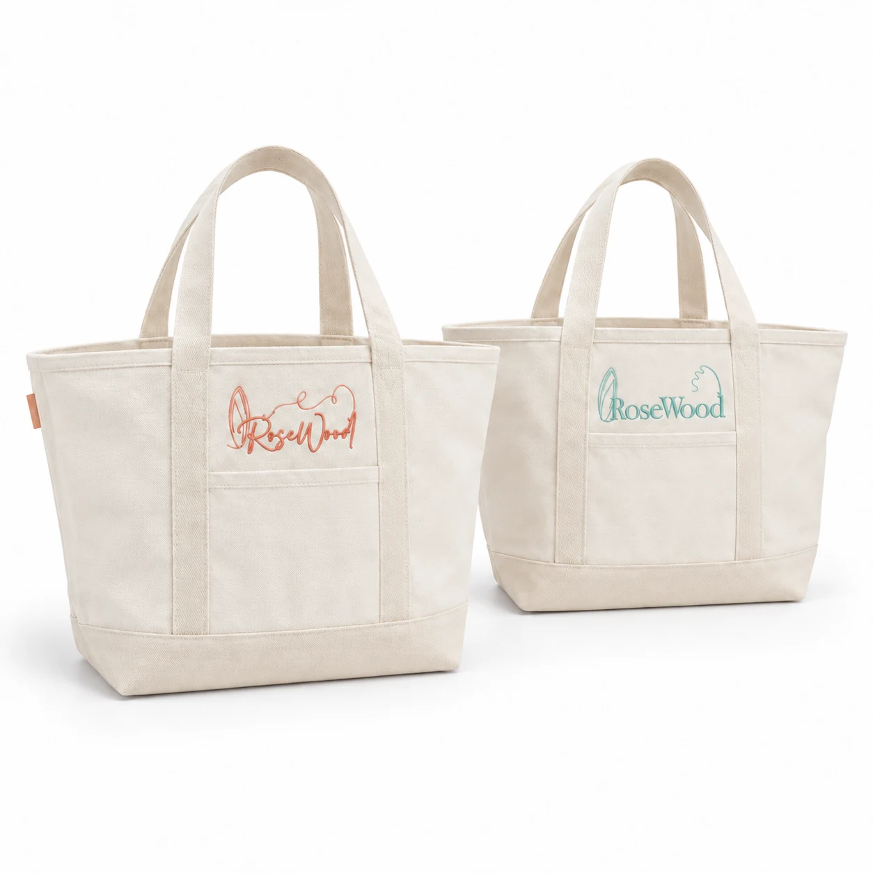 Rosewood canvas totes