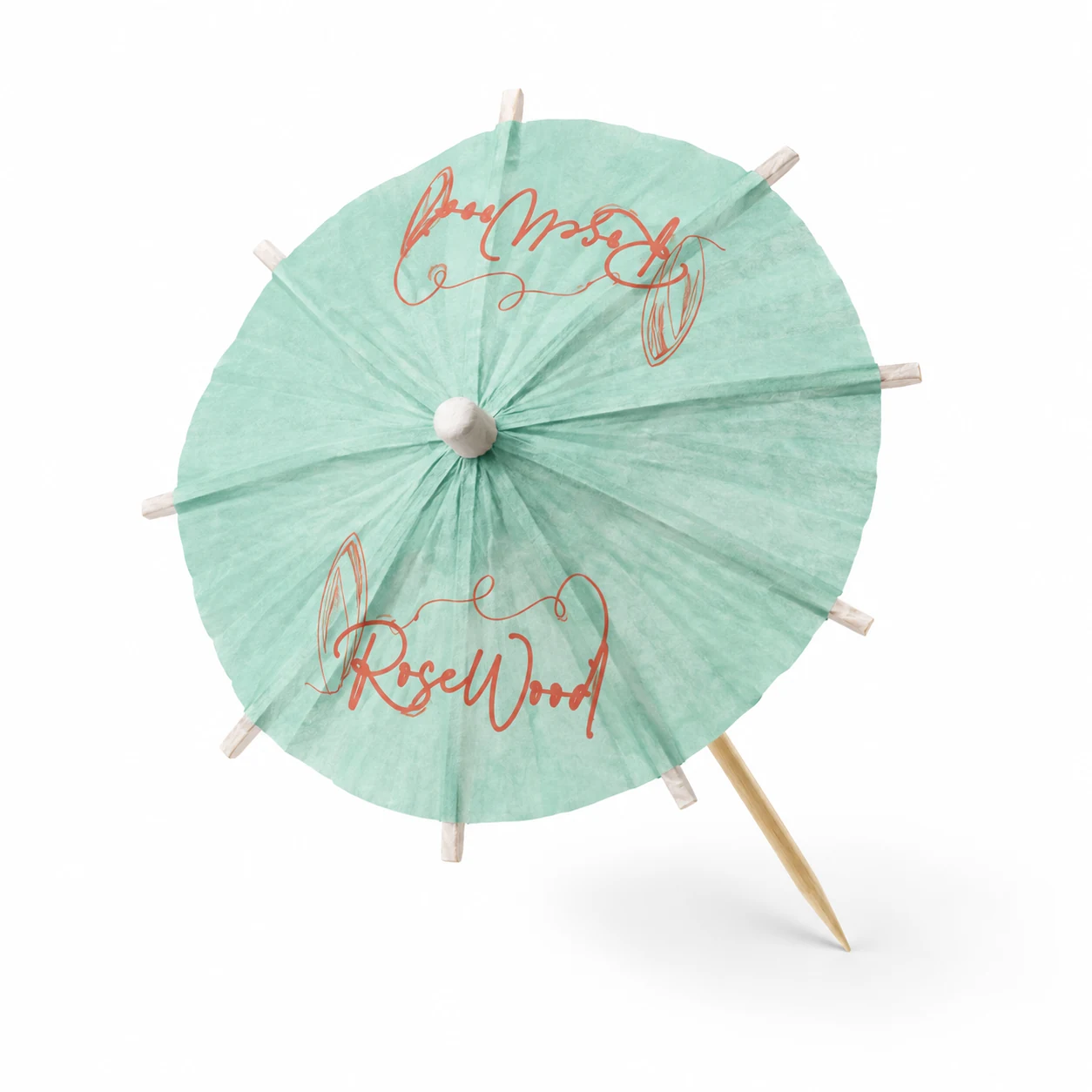 Rosewood paper umbrella