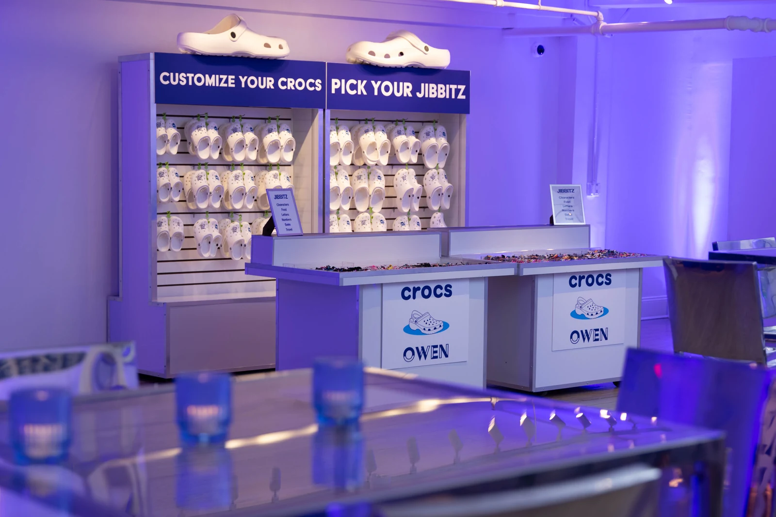 Owen’s Bar Mitzvah: Personalization counter