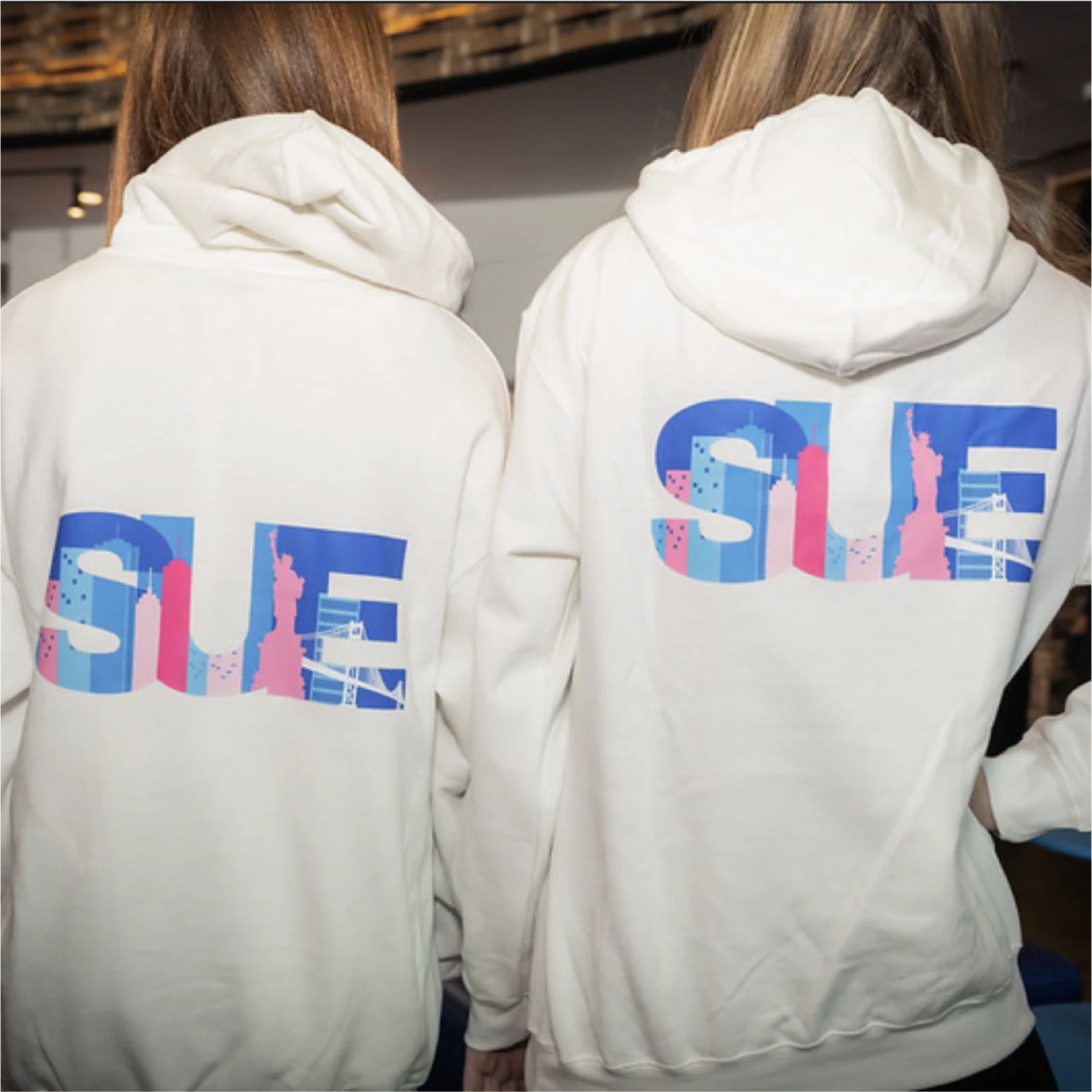 Sue’s Bat Mitzvah: Matching custom hoodies