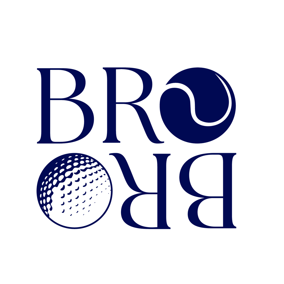 Brody mirrored BRO logo