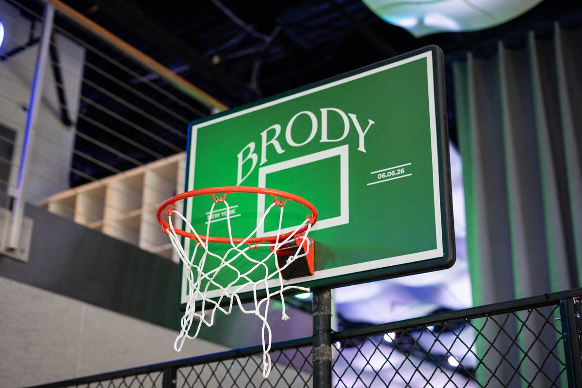 Brody custom basketball backboard