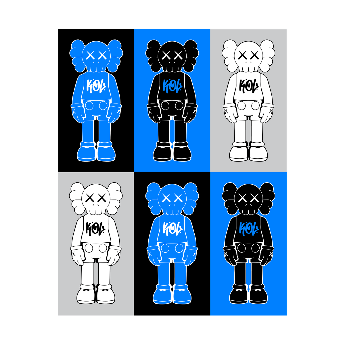 Kol character grid