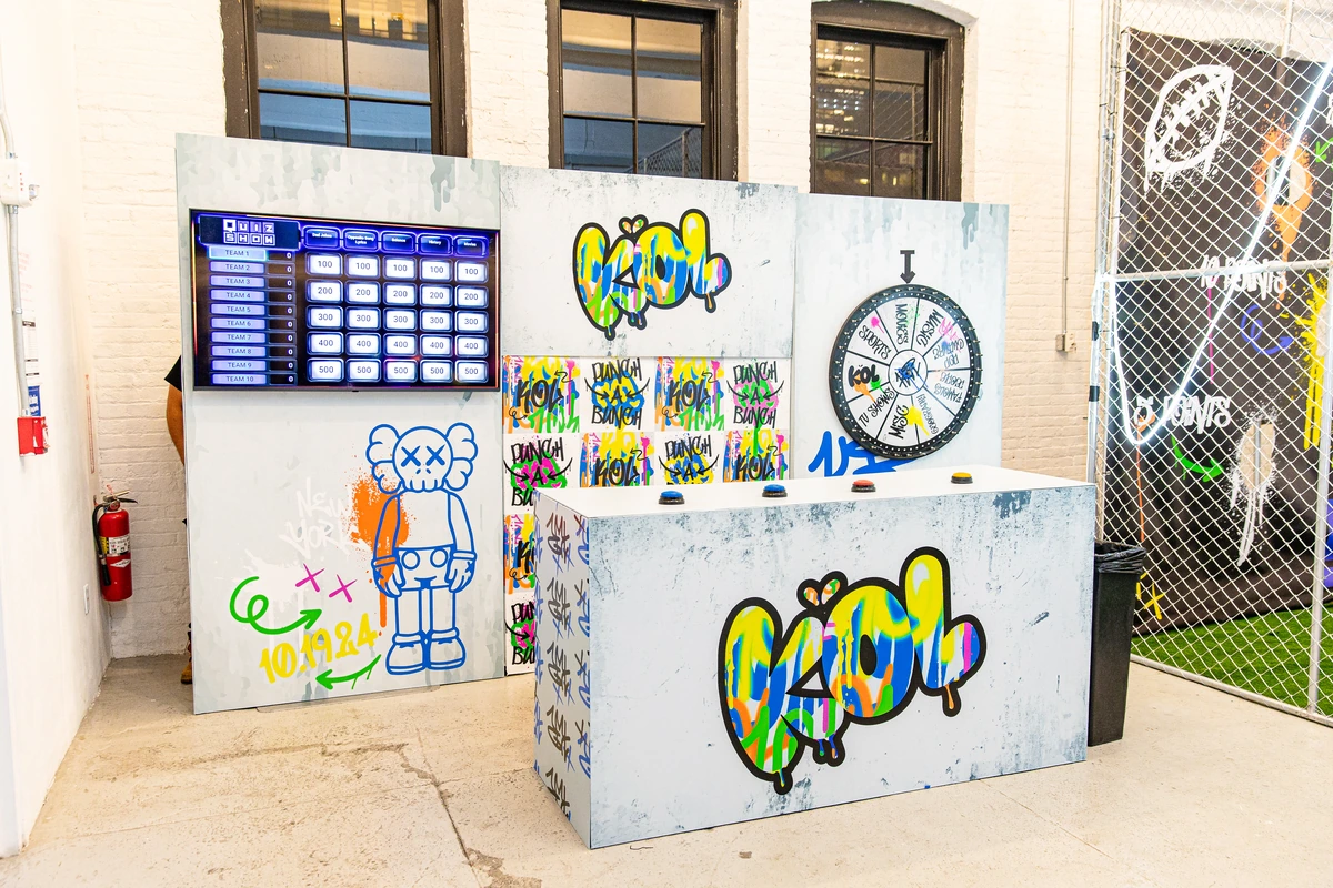 Kol custom merchandise activation and wheel